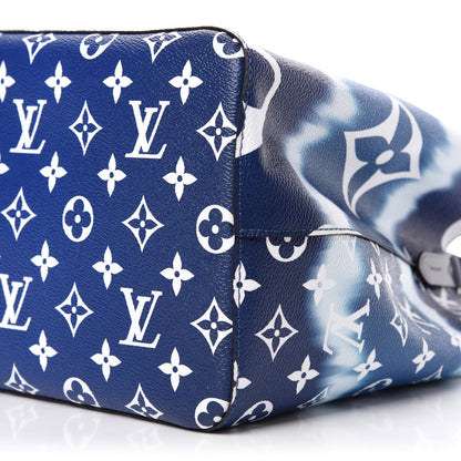 Louis Vuitton Monogram Escale Neonoe MM Blue 7 of 10