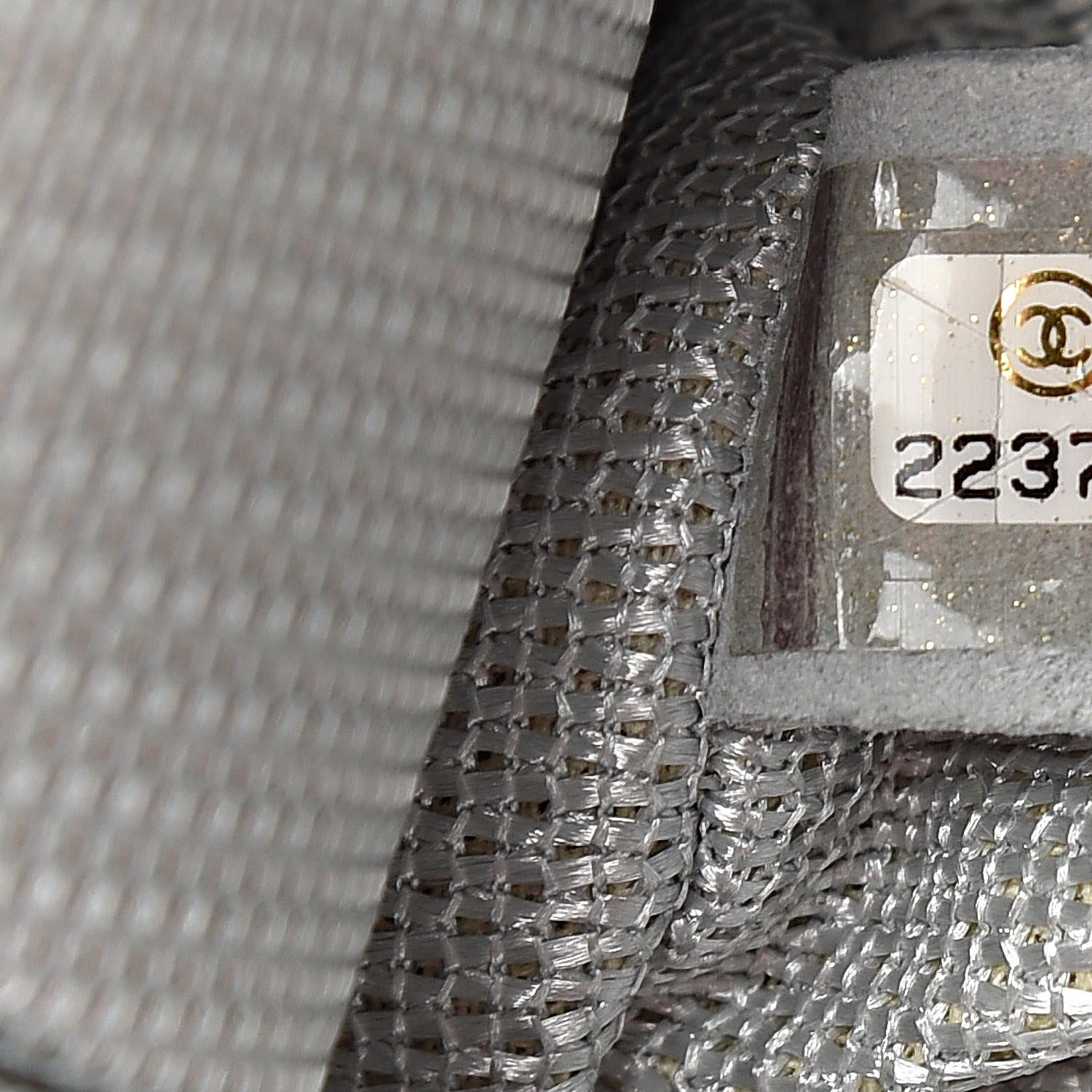 Chanel Metallic Calfskin Quilted XXL Travel Flap Bag Silver 7 of 10
