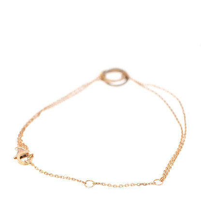 Cartier 18K Pink Yellow White Gold Trinity Bracelet 2 of 3