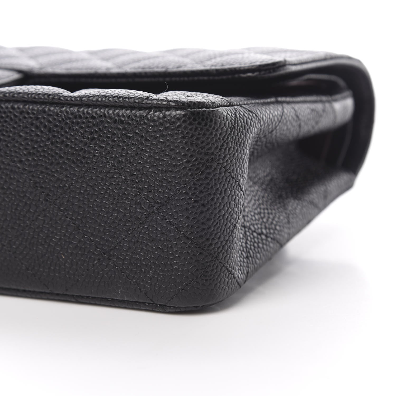 Chanel Caviar Quilted Medium Double Flap Black 10 of 11