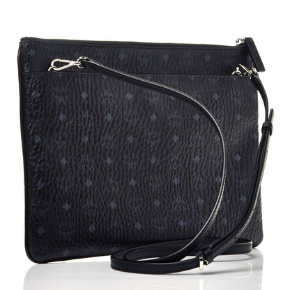 MCM Visetos Crossbody Pouch Black 3 of 9