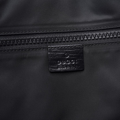 Gucci GG Plus Monogram Medium Flap Messenger Bag Black 7 of 10