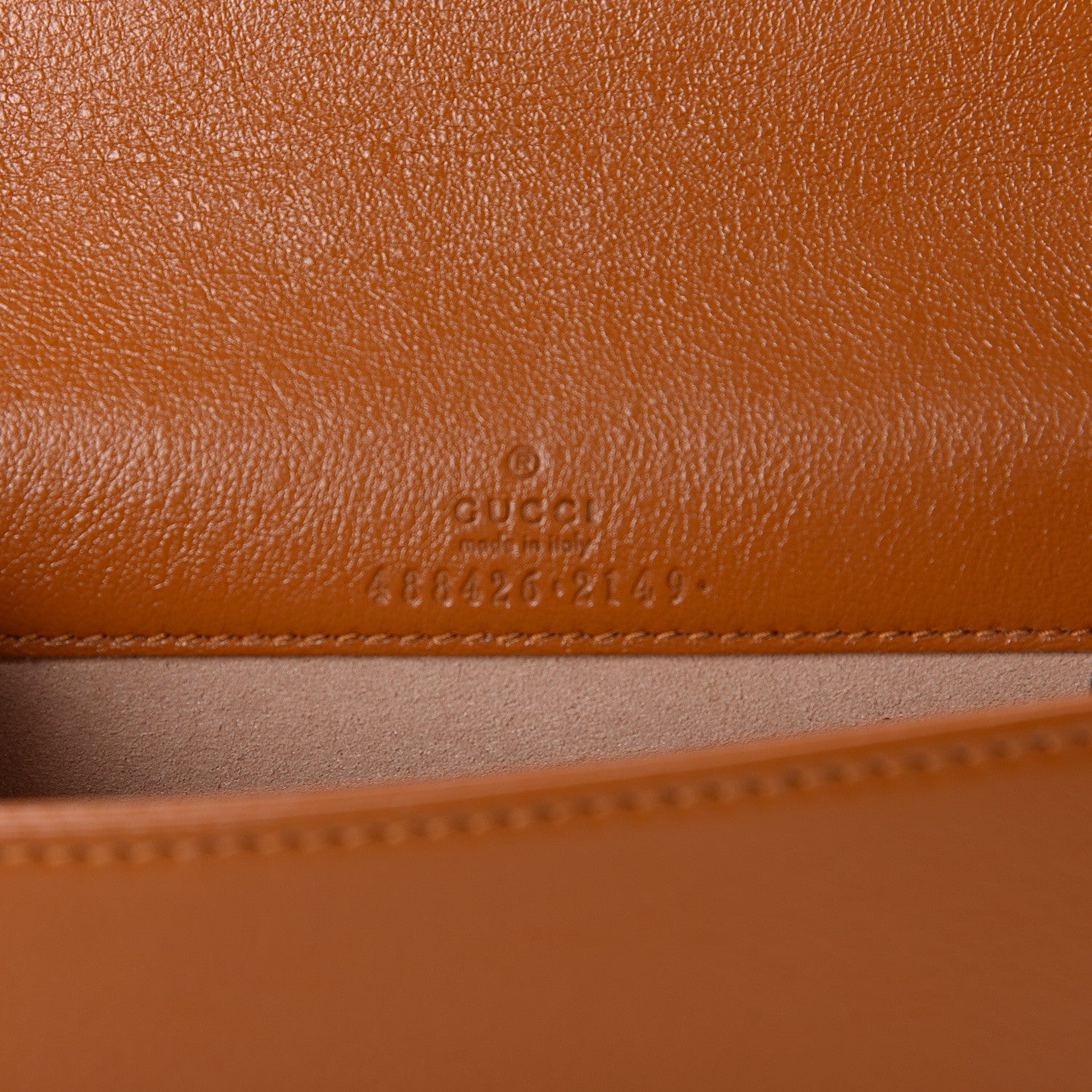 Gucci Calfskin Matelasse GG Marmont Mini Bag Cognac 8 of 11