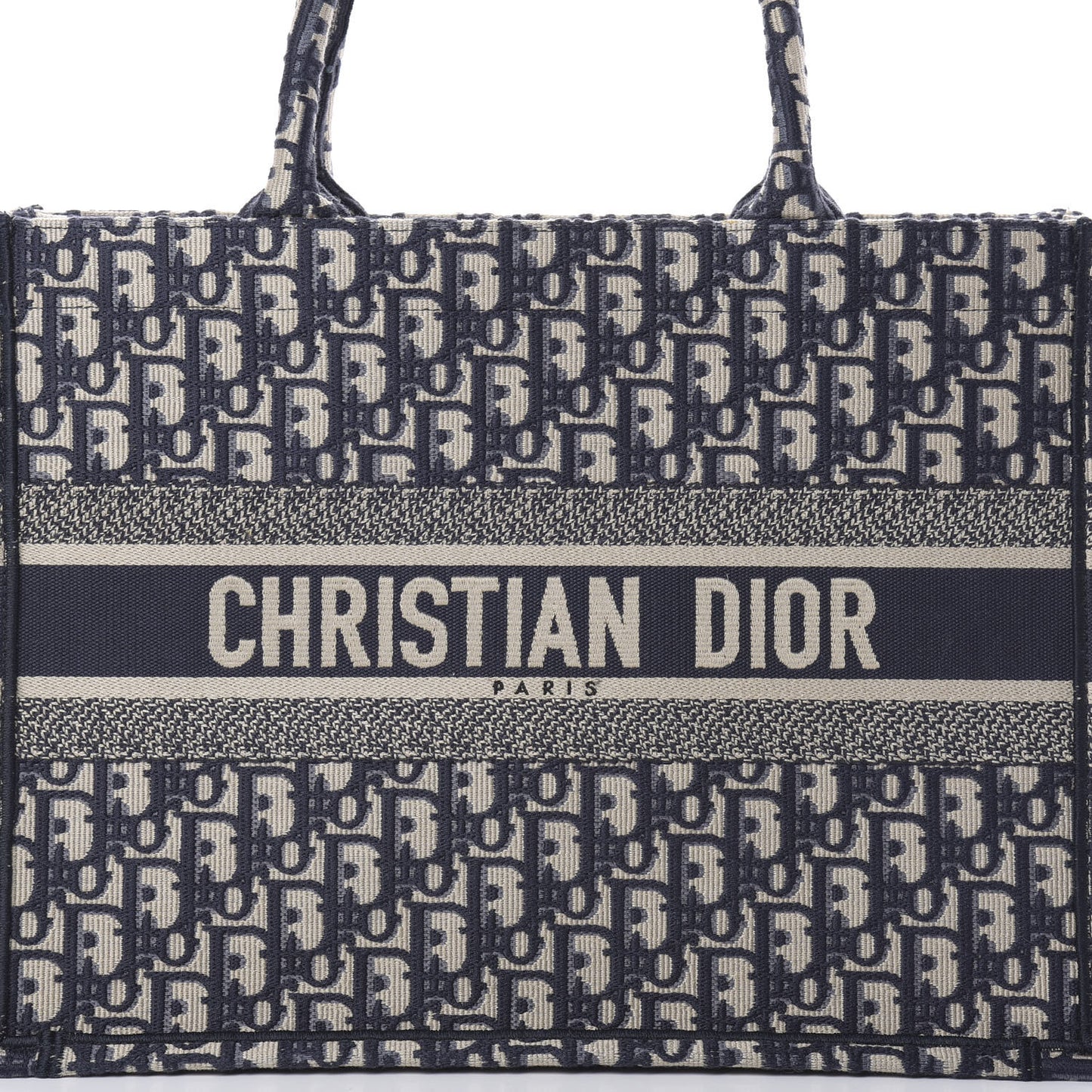 Oblique Medium Book Tote Blue Multicolor