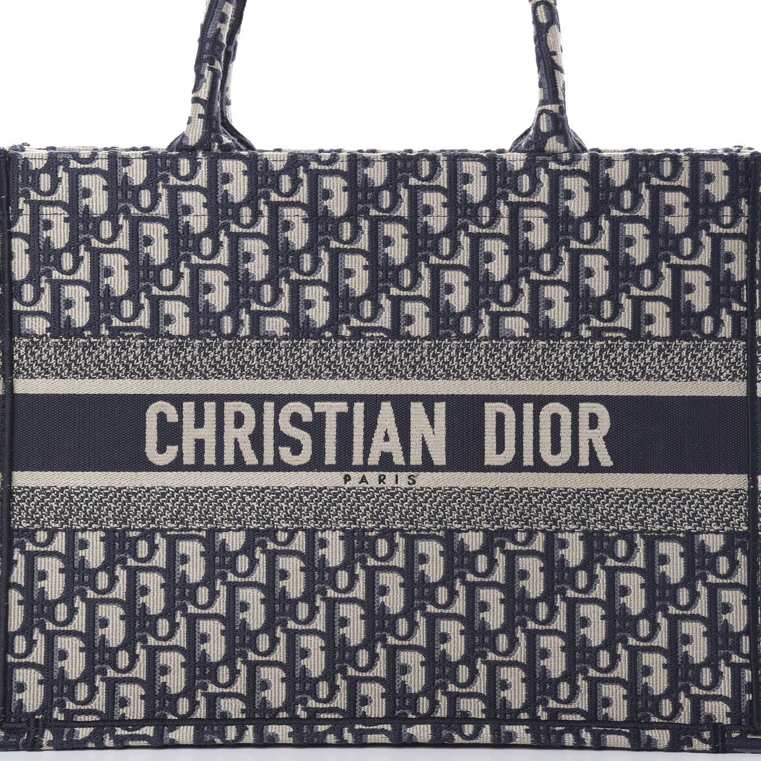 Christian Dior Oblique Medium Book Tote Blue Multicolor 8 of 11