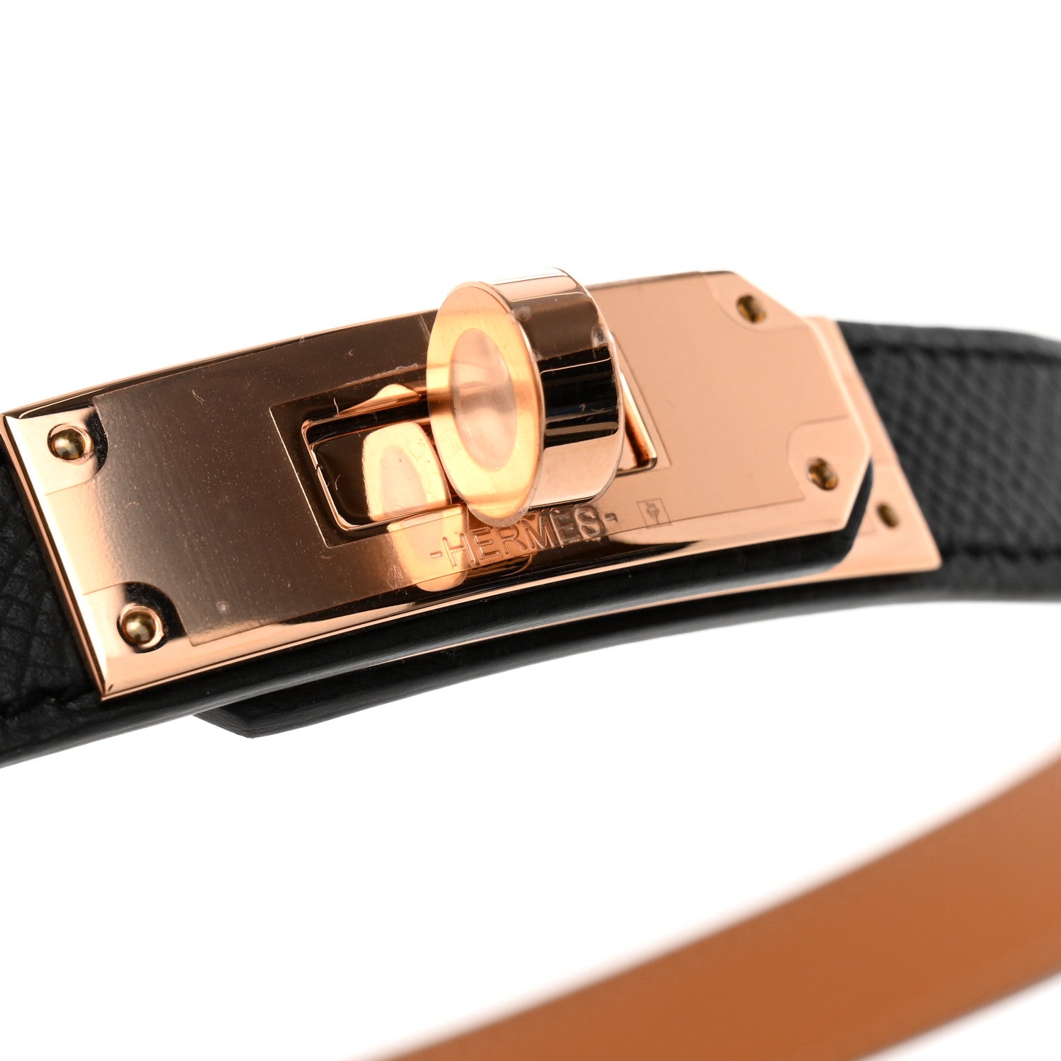 Hermes Epsom Kelly Belt Black 5 of 6