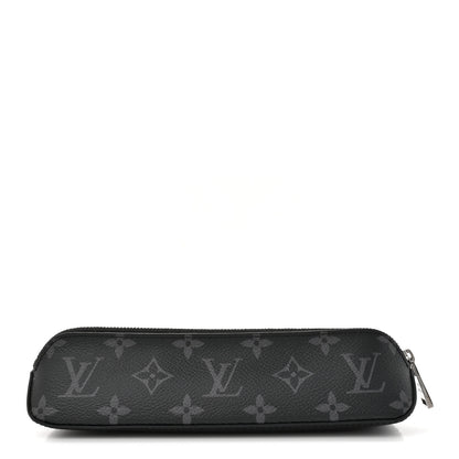 Louis Vuitton Monogram Eclipse Elizabeth Pencil Pouch Black 1 of 6