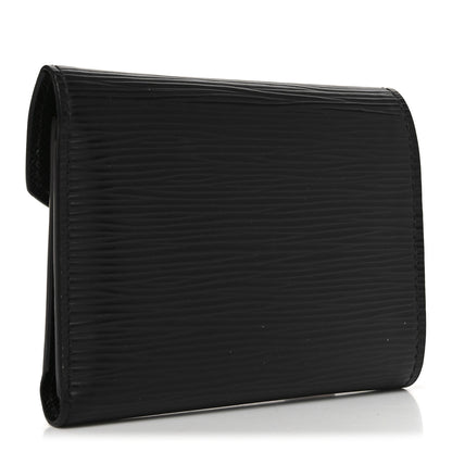 Louis Vuitton Epi Victorine Wallet Black 3 of 7
