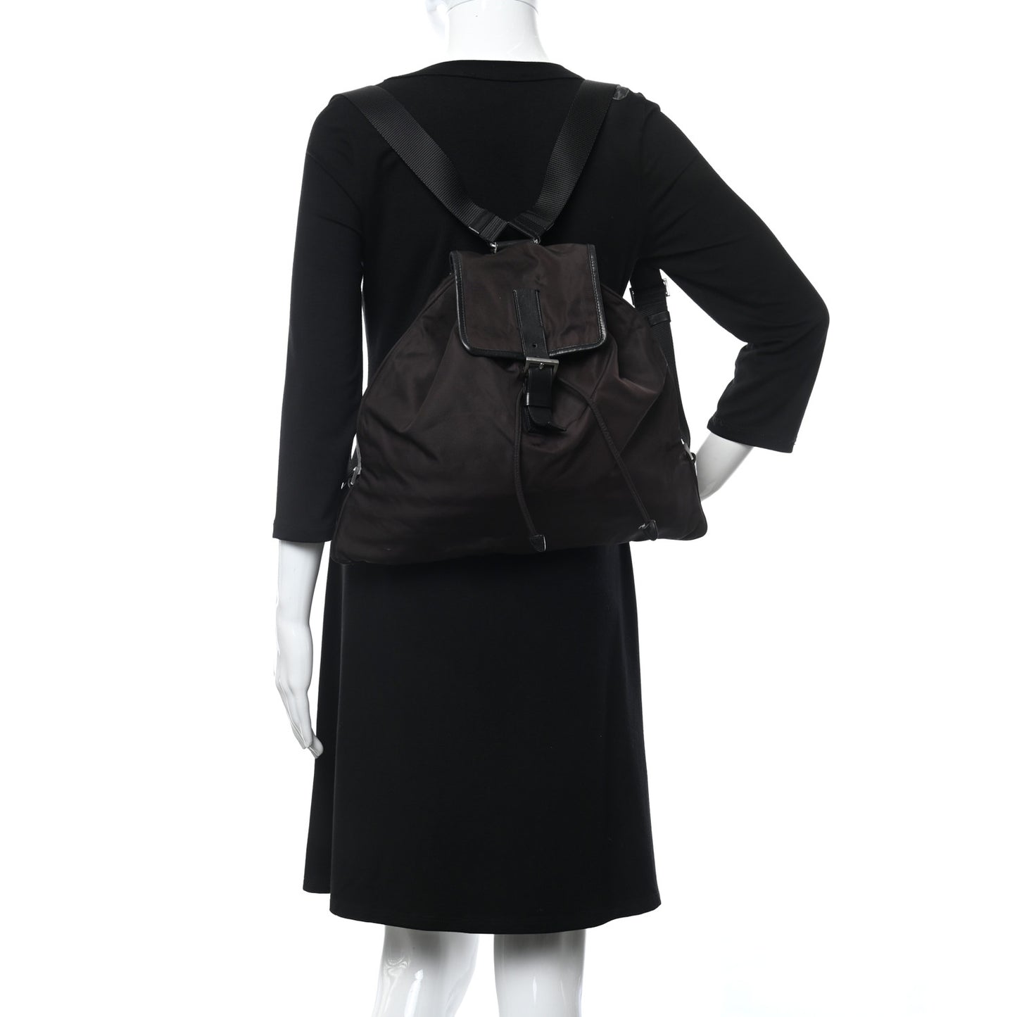 Nylon Vela Sport Backpack Black