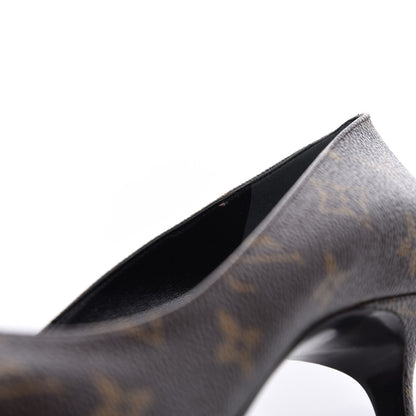 Louis Vuitton Monogram Cherie Pumps 38 Black 13 of 13