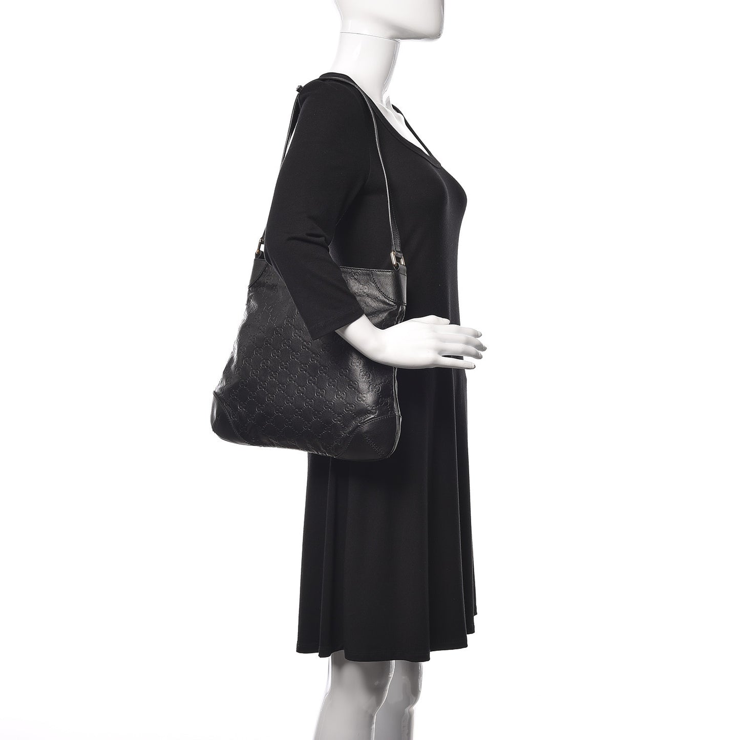Guccissima Hobo Black