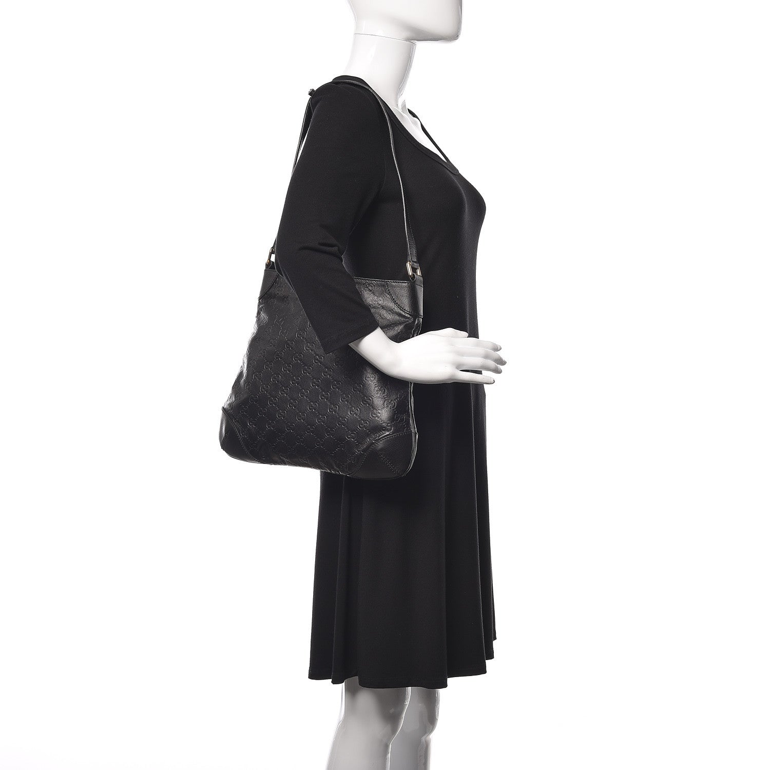 Gucci Guccissima Hobo Black 2 of 9
