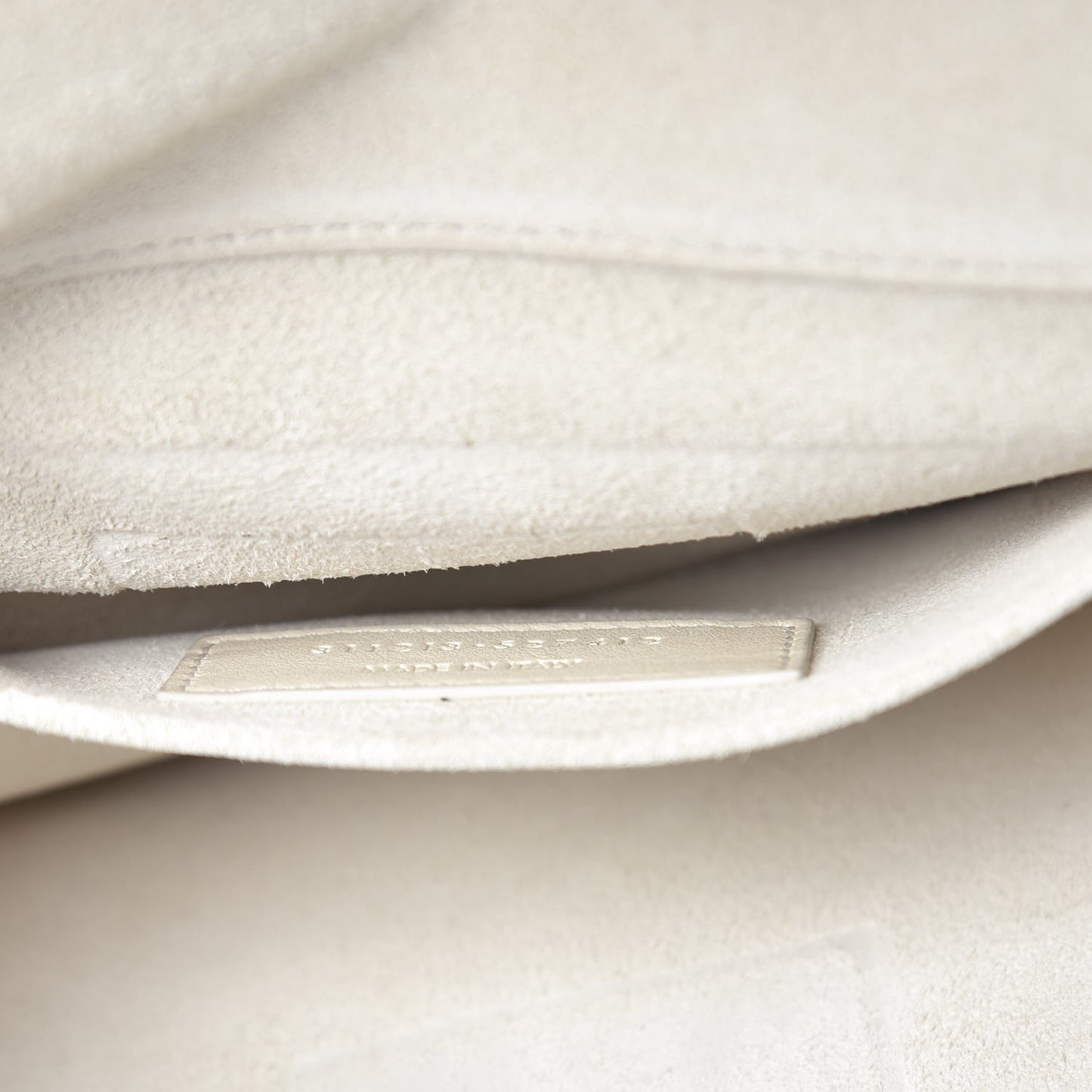 Calfskin Classic Y Clutch White