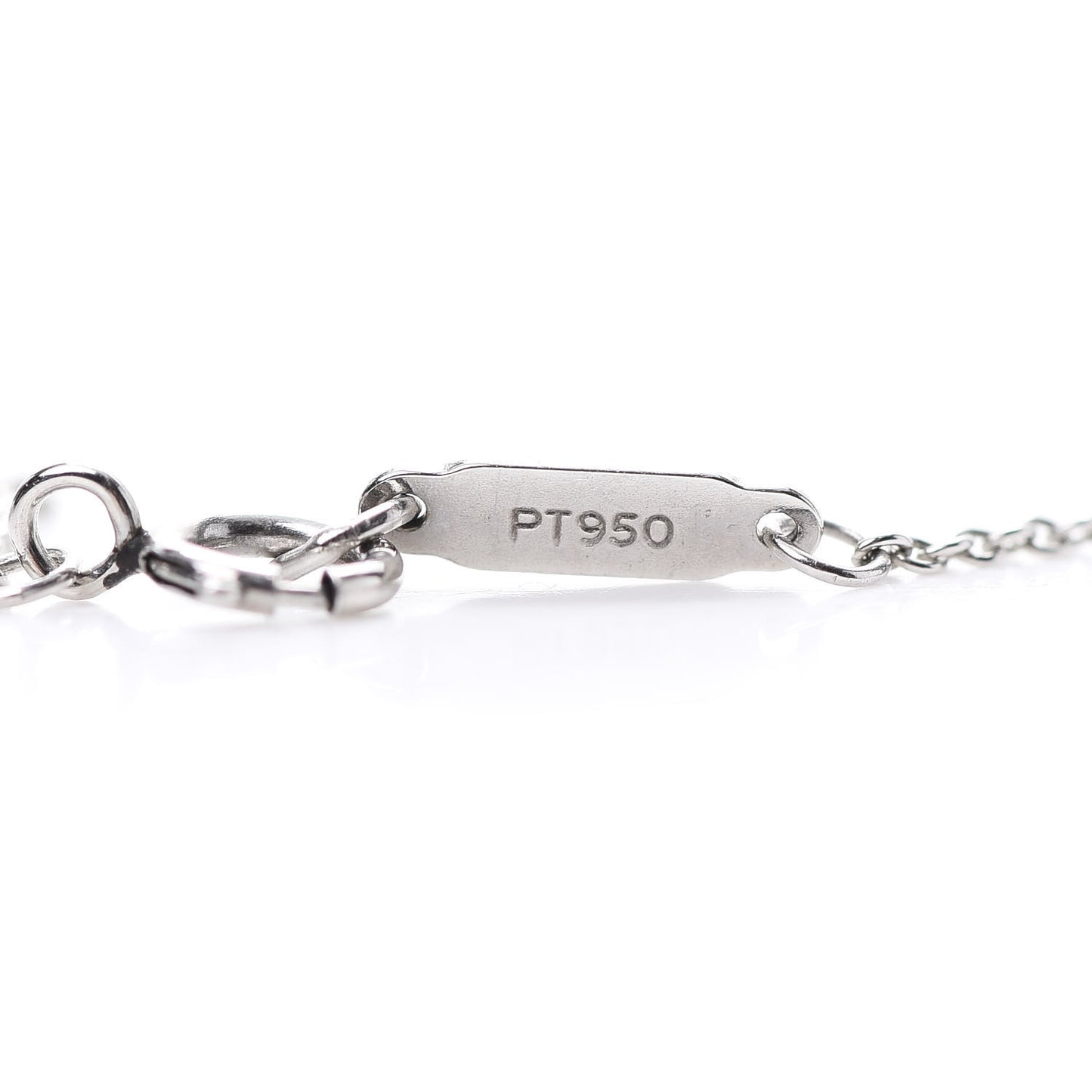 Platinum Diamond Small Cross Pendant Necklace