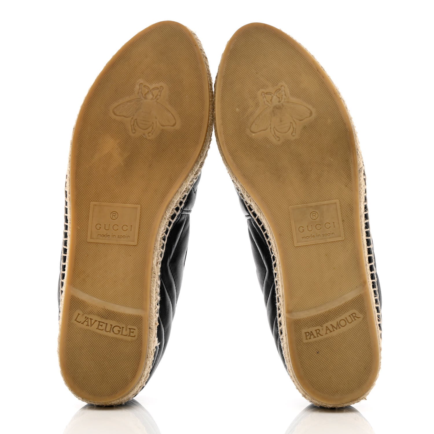 Gucci Nappa Matelasse GG Marmont Espadrilles 41 Black 5 of 14