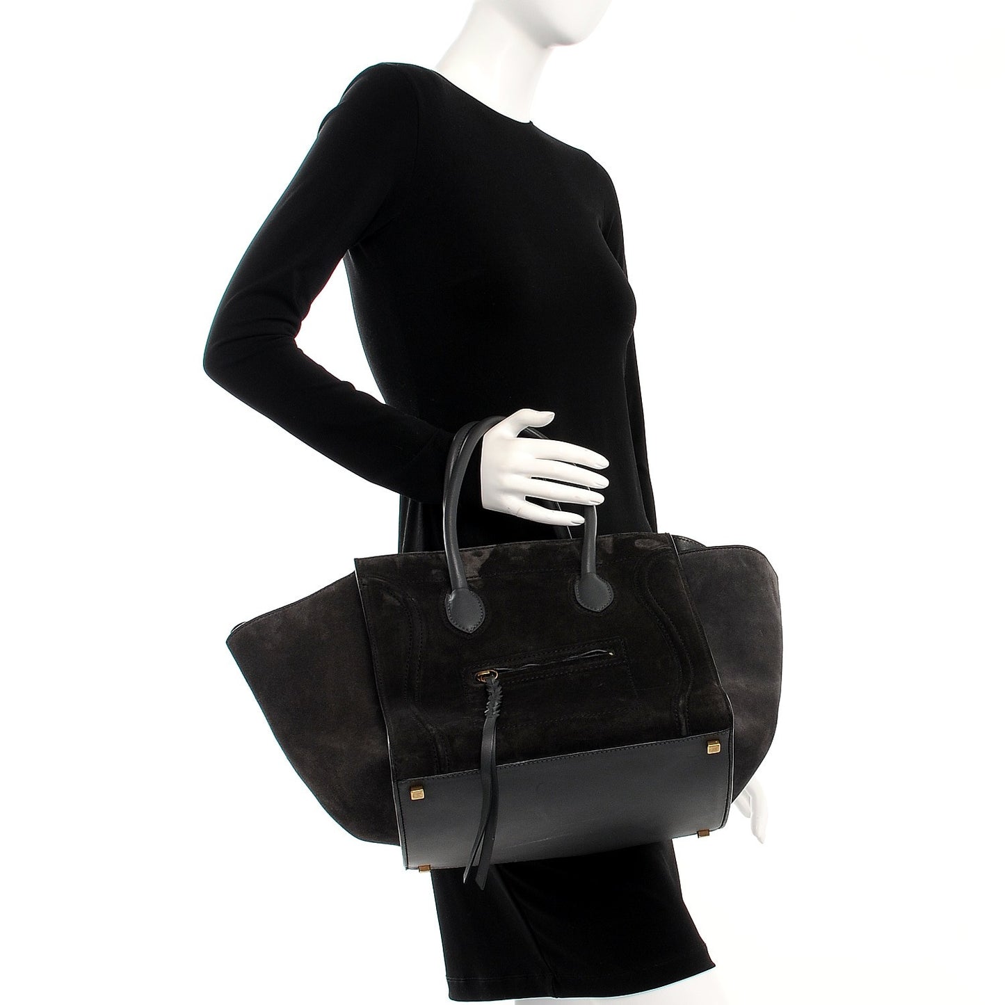Suede Medium Phantom Luggage Anthracite