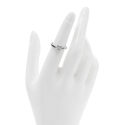 Tiffany Platinum Diamond Flower Ring 50 5.25 2 of 4
