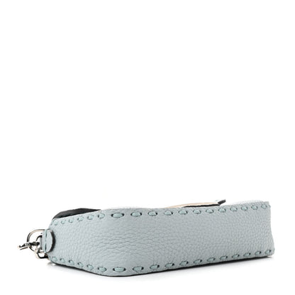 Fendi Cuoio Roma Sellerissima Nappa Sintetica Tape Stitch Mini Baguette Anice 4 of 11