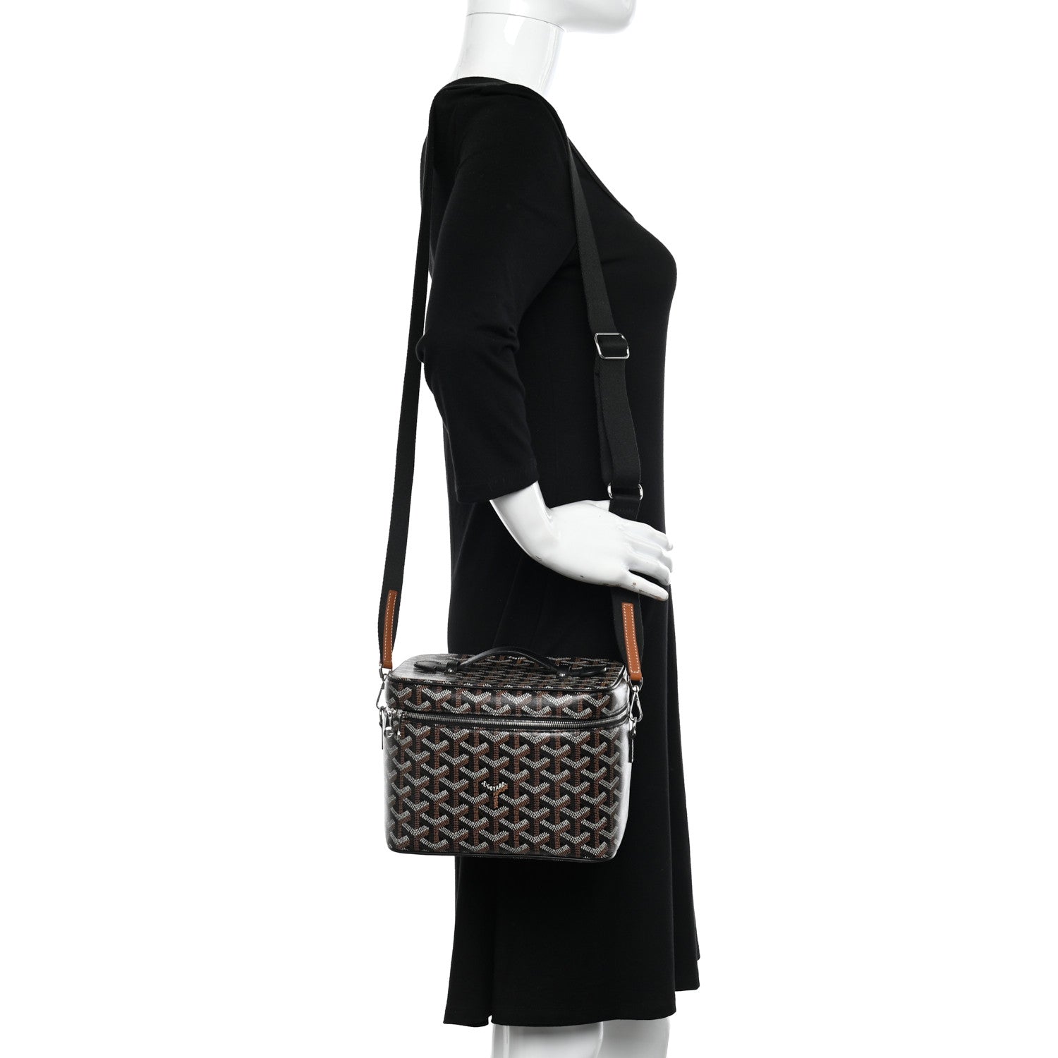 Goyard Goyardine Muse Vanity Case Black 3 of 10
