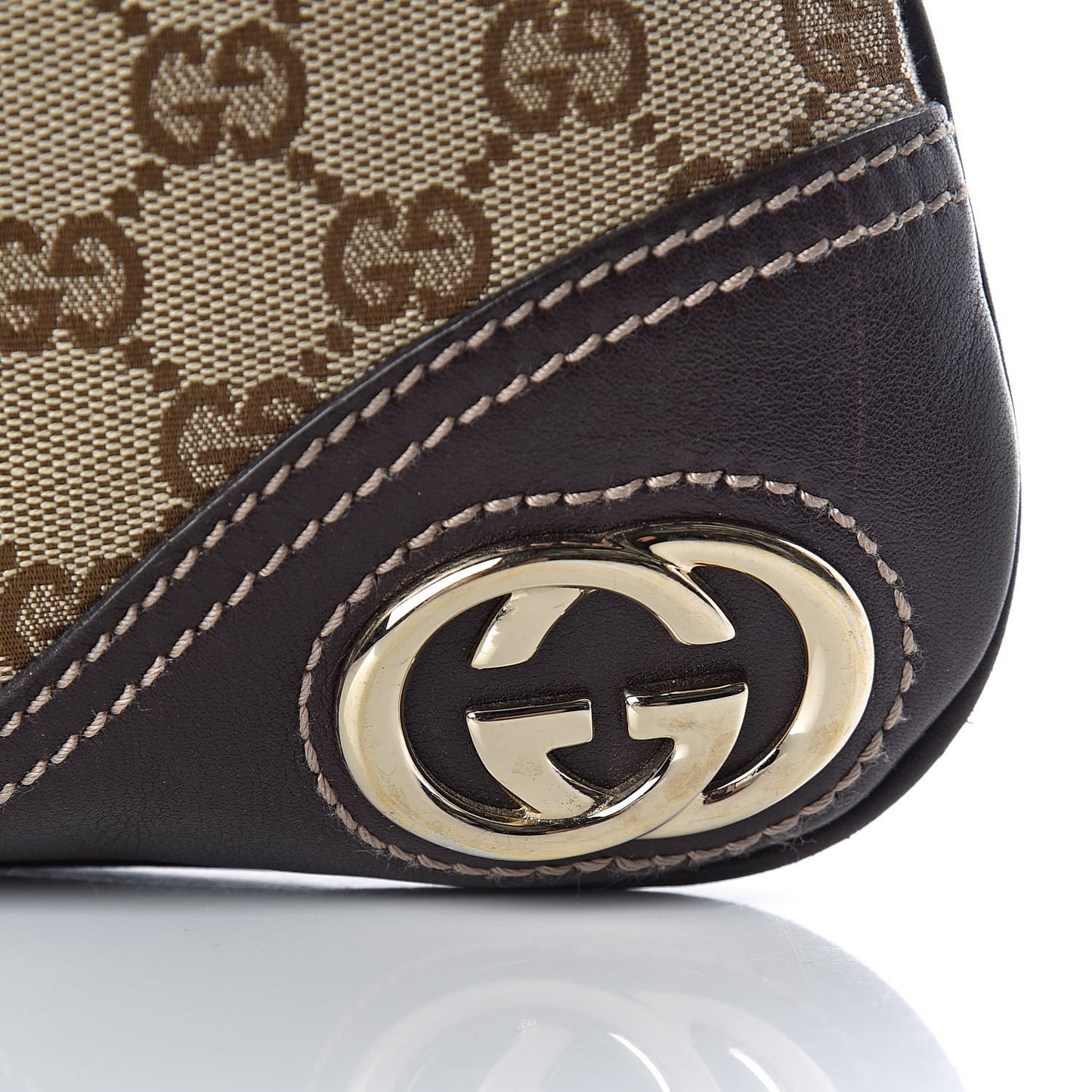 Monogram Medium New Britt Hobo Dark Brown