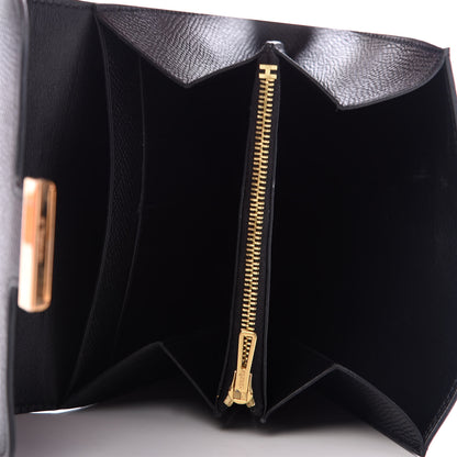 Hermes Epsom Constance Short Wallet Black 5 of 7