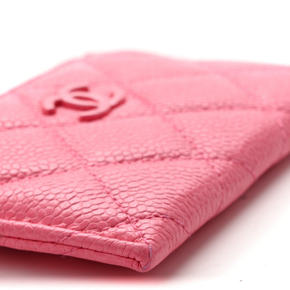 Chanel Caviar Quilted Incognito Card Holder Pink 9 of 12