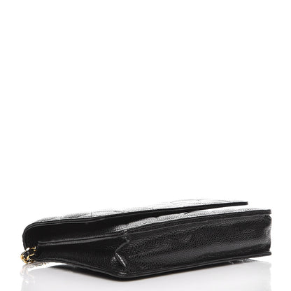Chanel Caviar Quilted Wallet On Chain WOC Black 4 of 8