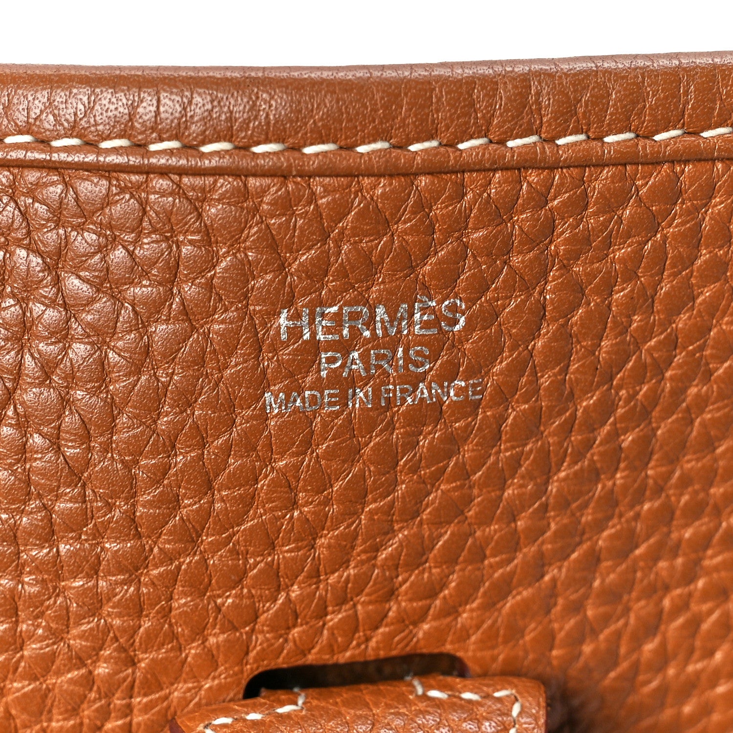 Hermes Taurillon Clemence Evelyne III PM Gold 7 of 11