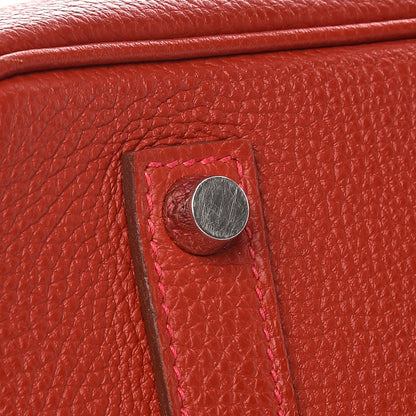 Hermes Togo Birkin 35 Rouge Casaque 29 of 30