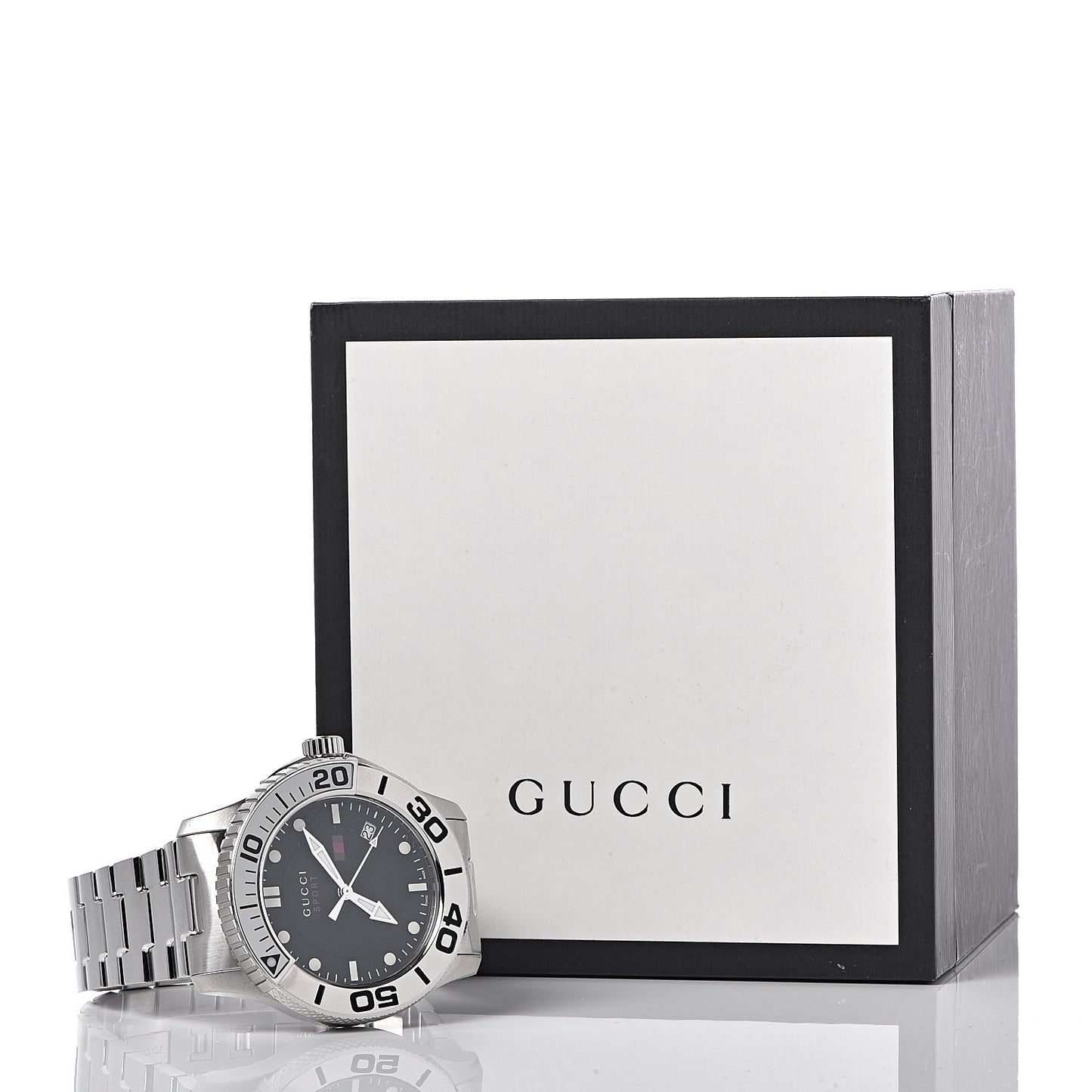 Stainless Steel 44mm G-Timeless Sport Quartz Watch Black