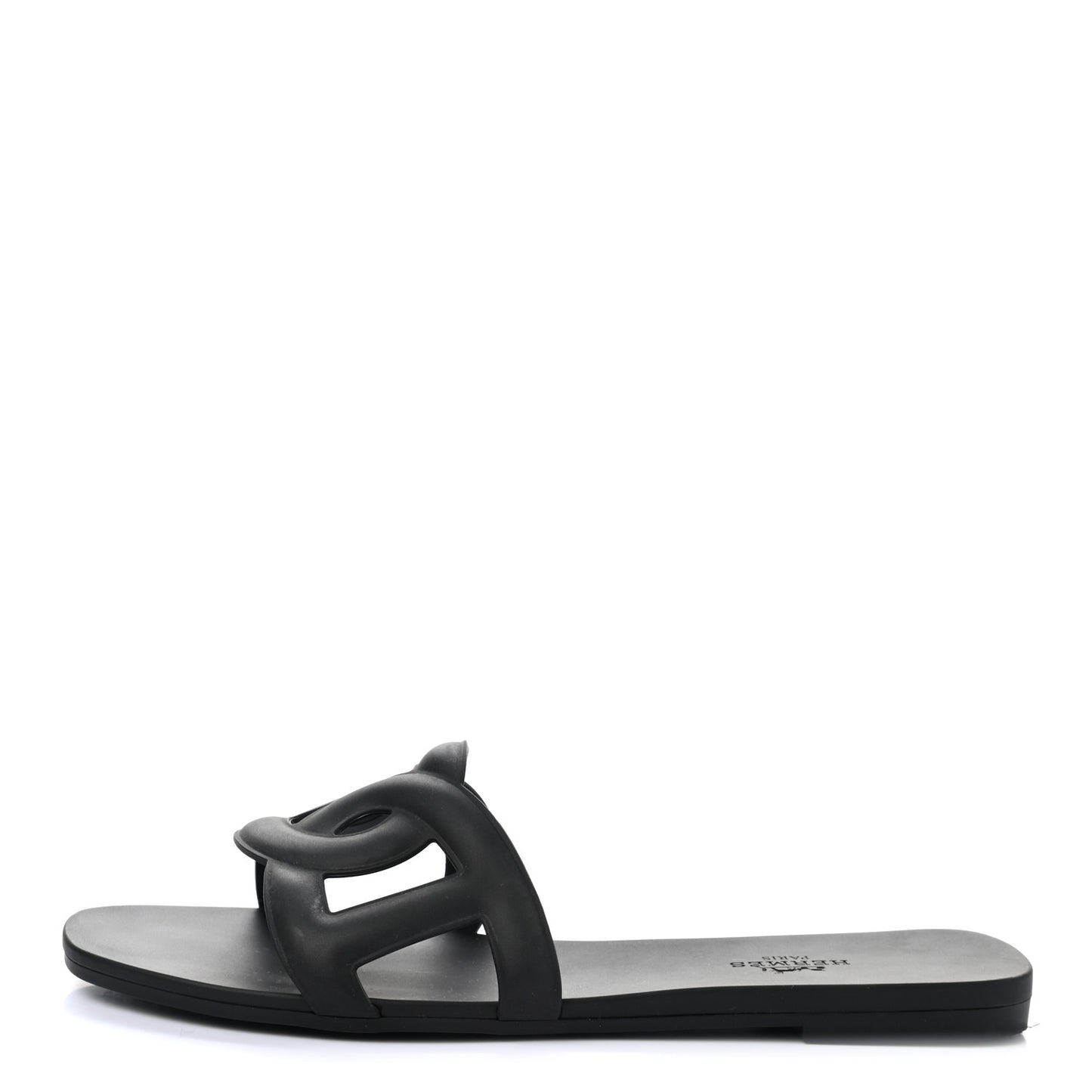 Rubber Aloha Sandals 37 Black