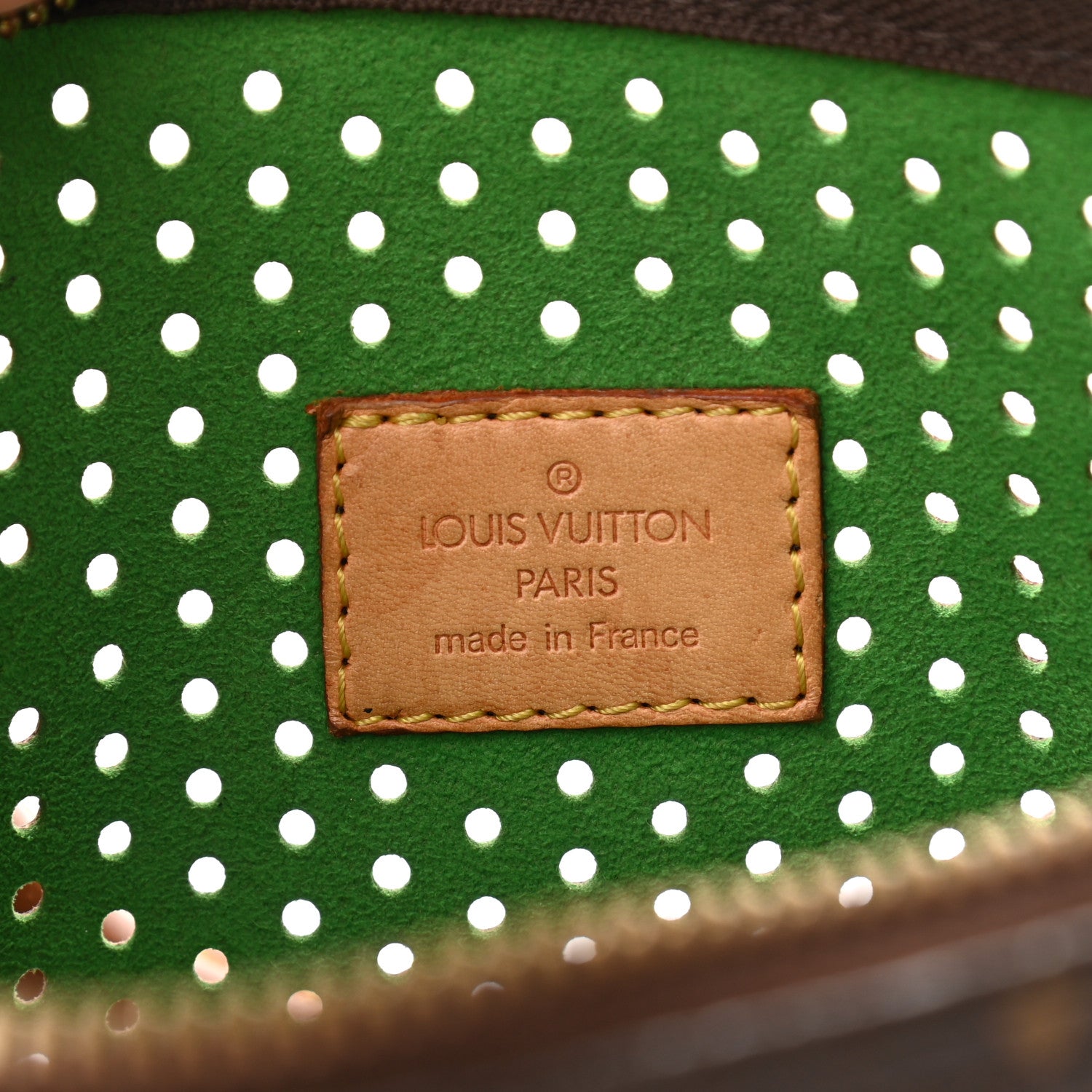 Louis Vuitton Monogram Perforated Speedy 30 Green 7 of 14