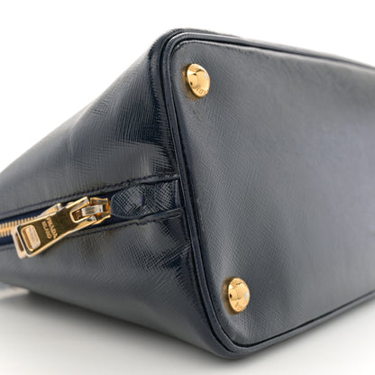 Prada Saffiano Vernice Medium Promenade Tote Royal 10 of 15