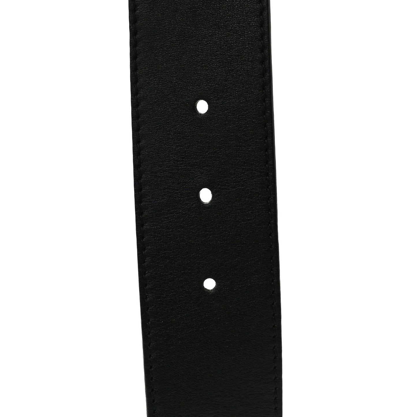 Calfskin L'Aveugle Par Amour Embroidered Double G 40mm Belt 75 30 Black Red