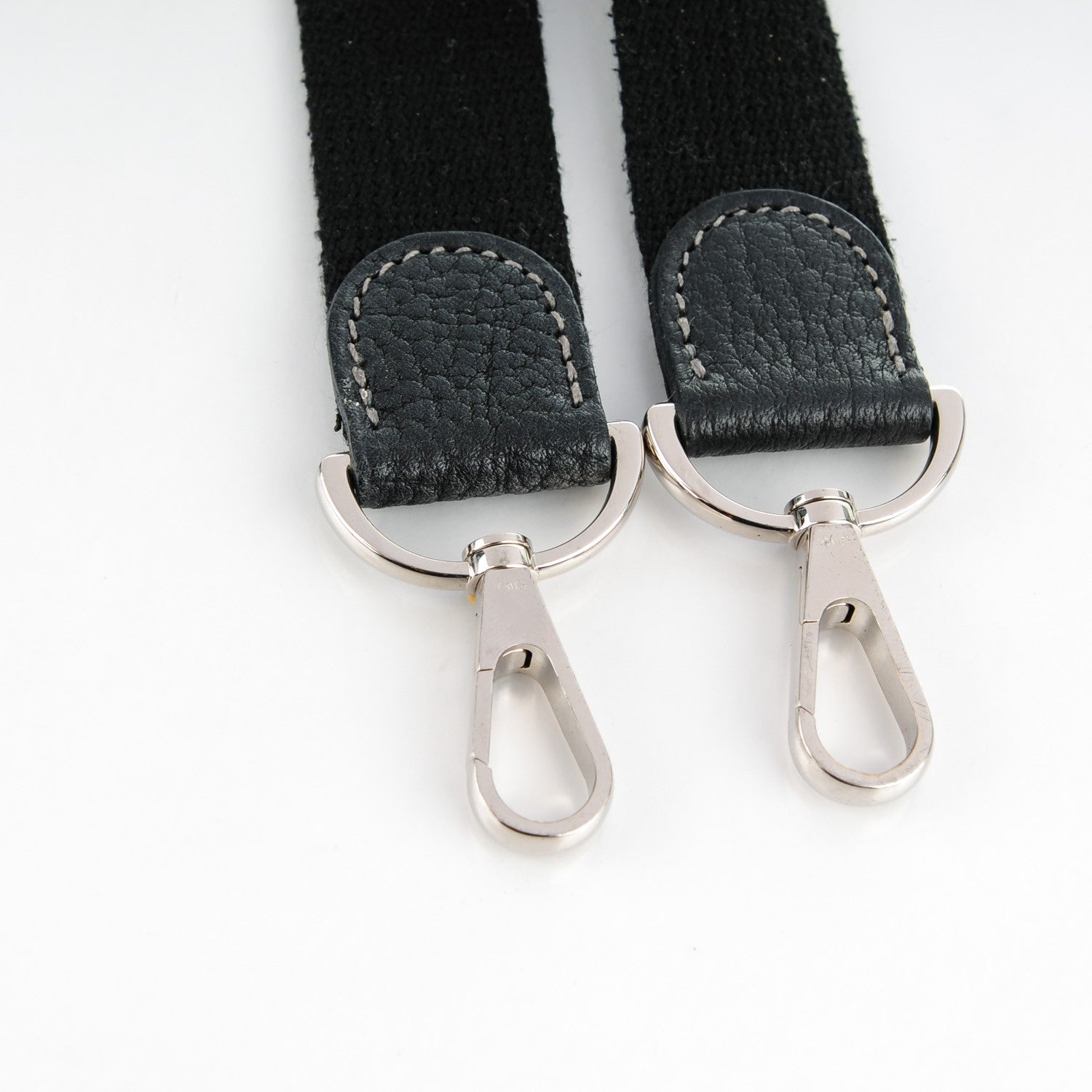 Hermes Toile Taurillon Clemence Shoulder Strap Black 3 of 8