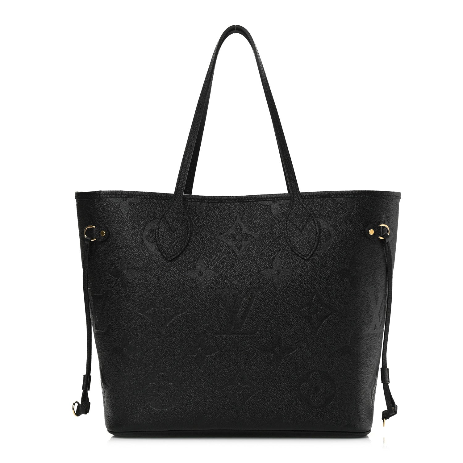 Louis Vuitton Empreinte Monogram Giant Neverfull MM Black 3 of 10