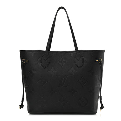 Louis Vuitton Empreinte Monogram Giant Neverfull MM Black 3 of 10