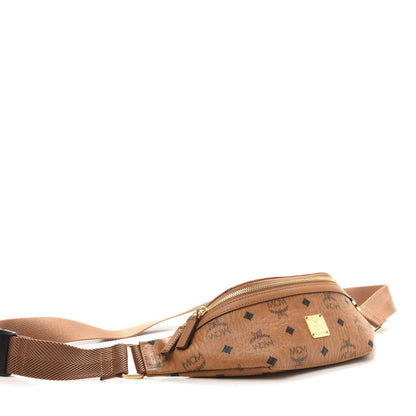 MCM Visetos Small Fusten Belt Bag Cognac 4 of 9