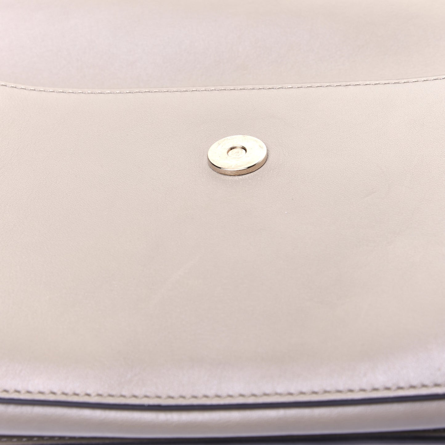 Suede Calfskin Mini Faye Shoulder Bag Motty Grey