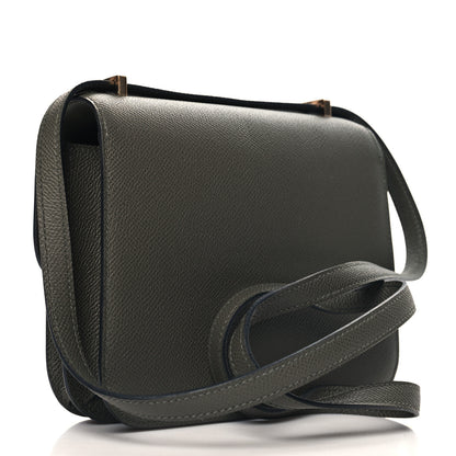 Hermes Epsom Constance 18 Vert De Gris 4 of 12