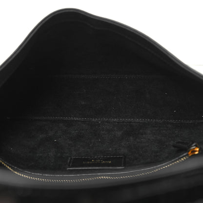 Saint Laurent Patent Le 5 A 7 Hobo Black 5 of 10