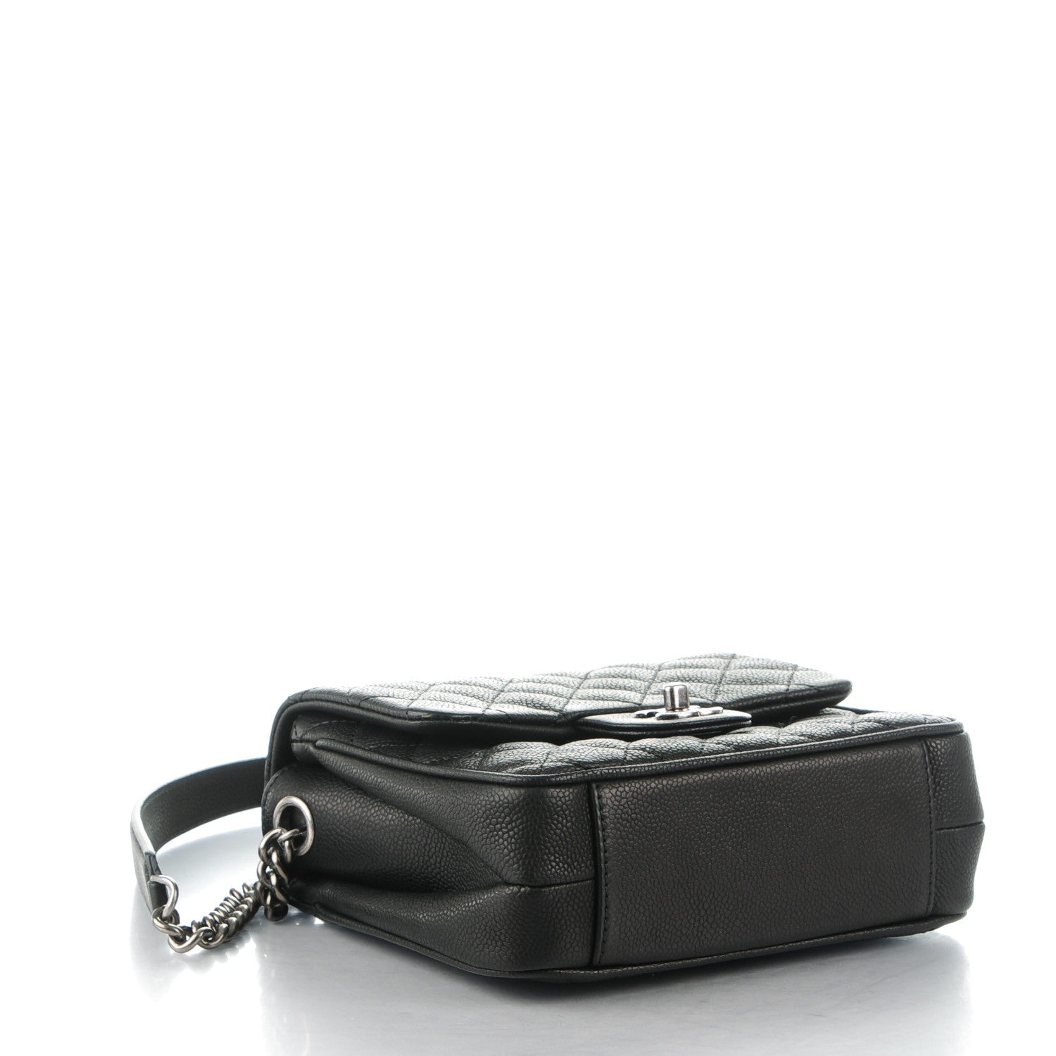 Chanel Caviar Quilted Small Rock In Rome Flap Black 4 of 8