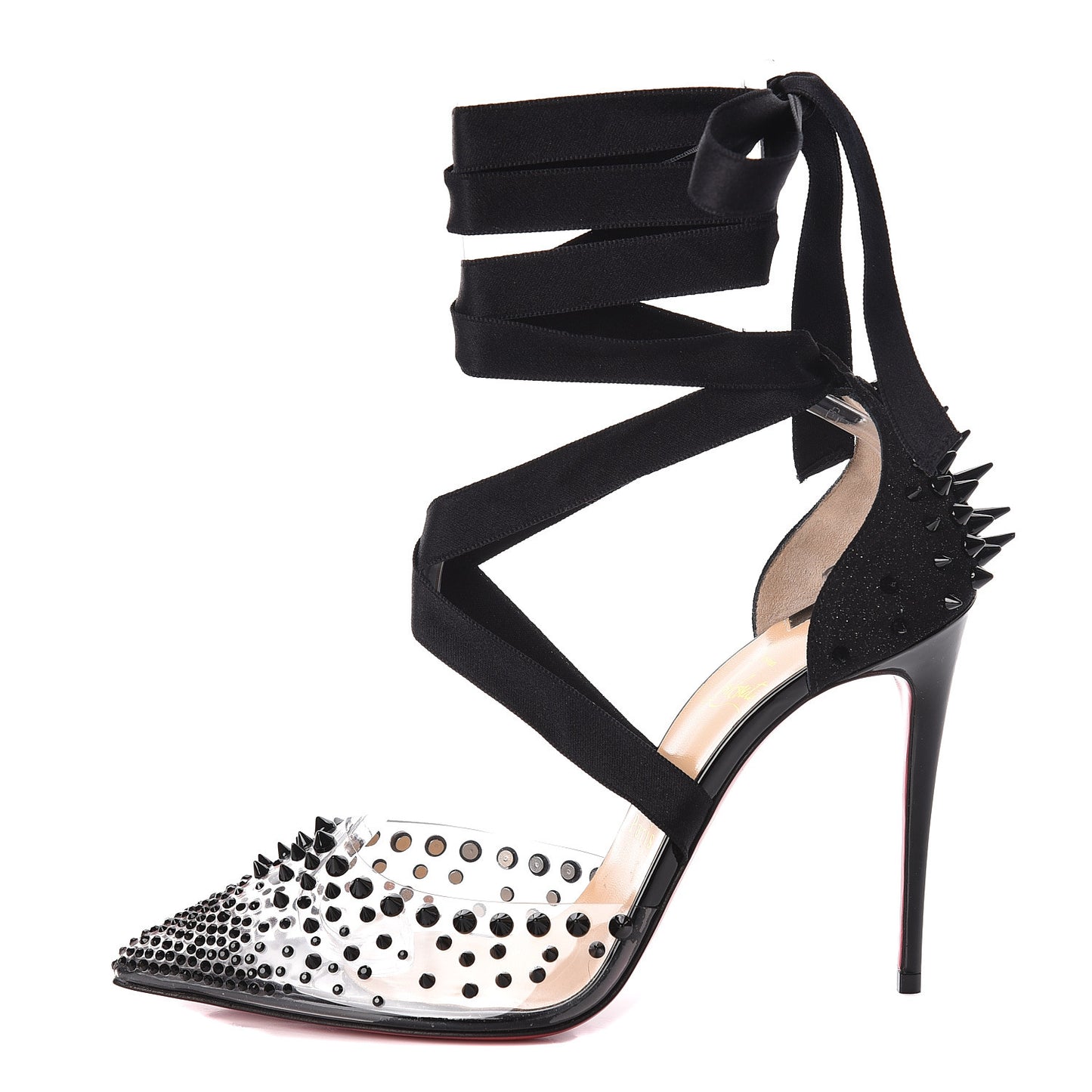 PVC Patent Mechante Reine 100 Pumps 39.5 Black