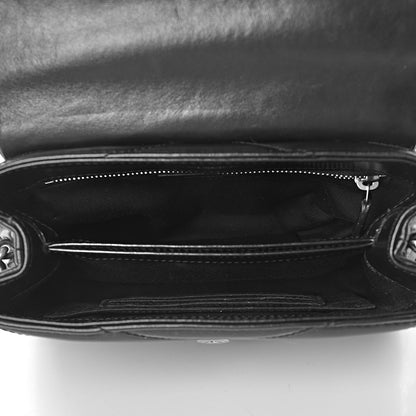 Saint Laurent Calfskin Y Quilted Monogram Toy Loulou Crossbody Bag Black 5 of 12