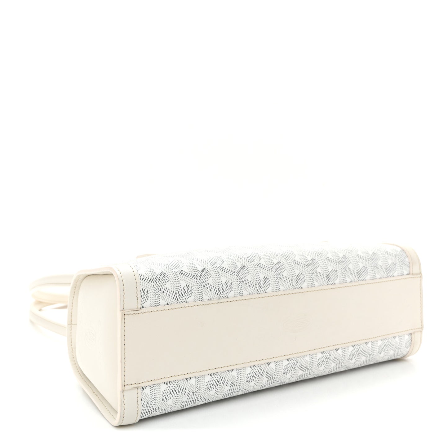 Goyardine Bonbonniere Bag White