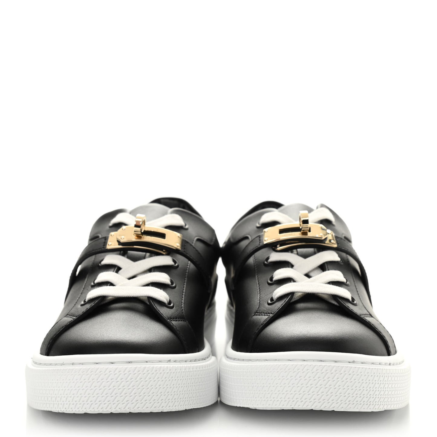 Calfskin Day Sneakers 38 Black