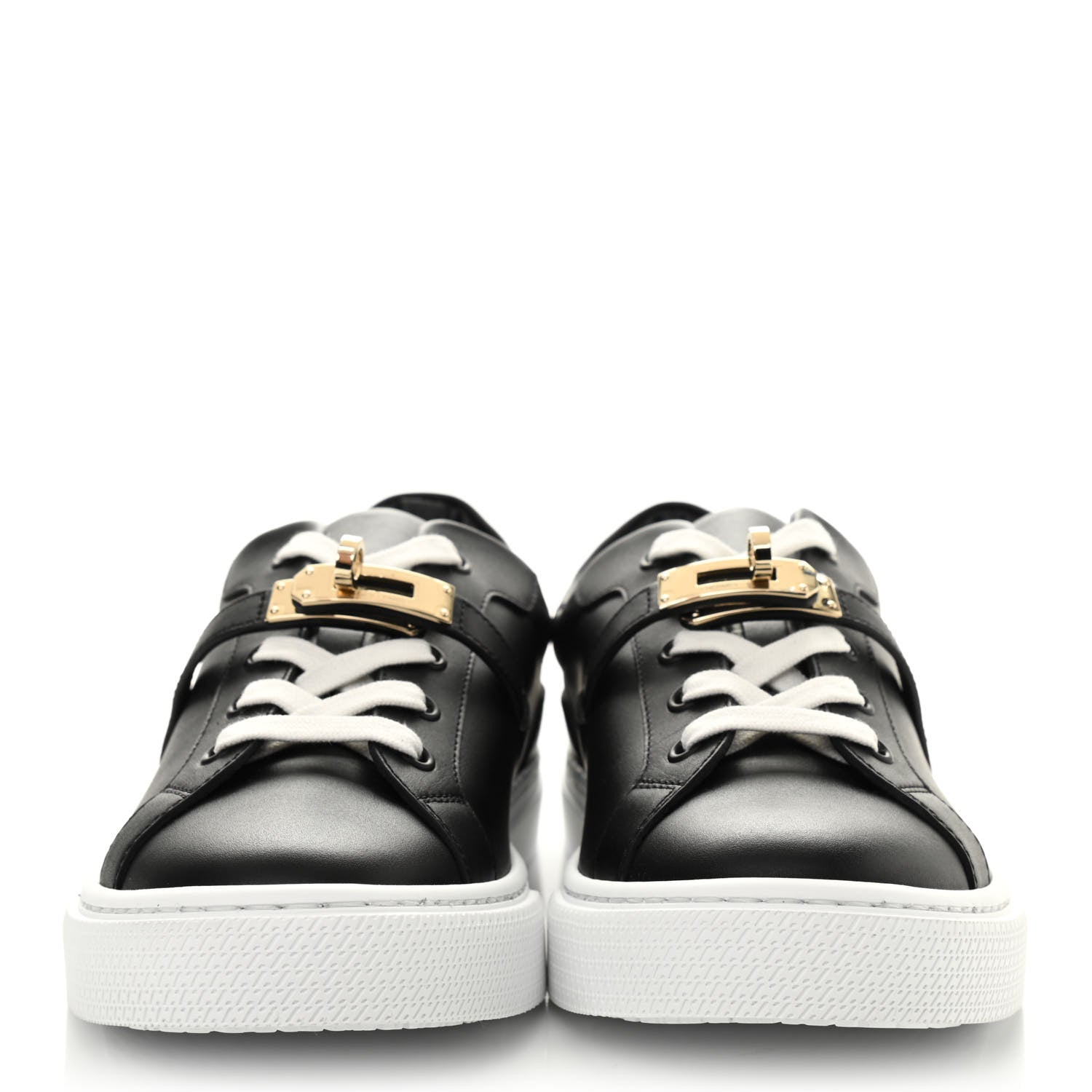 Hermes Calfskin Day Sneakers 38 Black 2 of 6