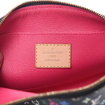 Louis Vuitton Monogram Multicolor Cosmetic Pouch Black Grenade 6 of 9