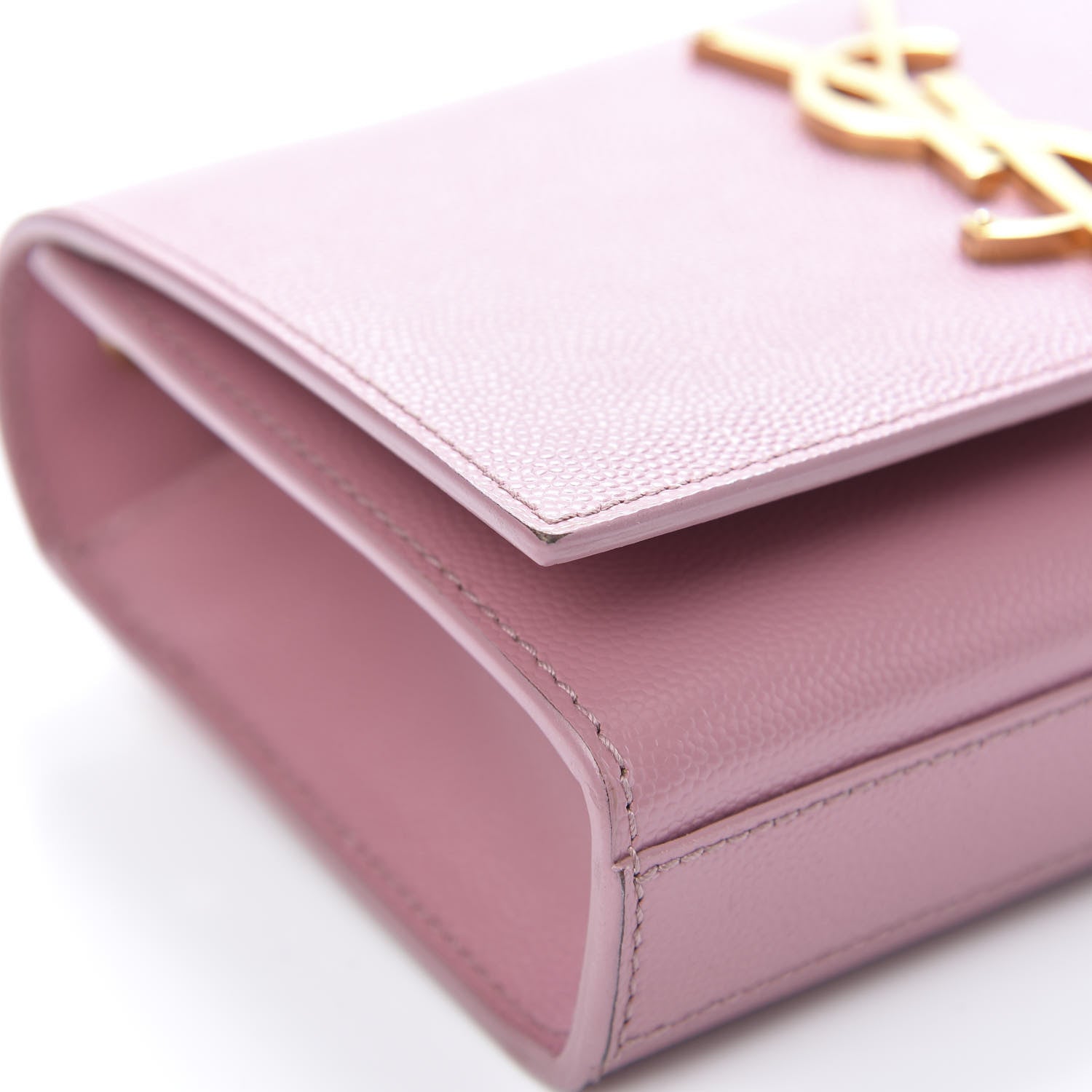 Saint Laurent Grain De Poudre Small Classic Monogram Kate Satchel Old Rose 12 of 14