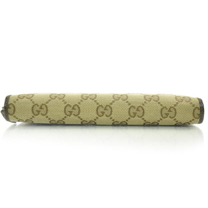 Gucci Monogram Metal Bar Zip Around Wallet Dark Brown 4 of 7